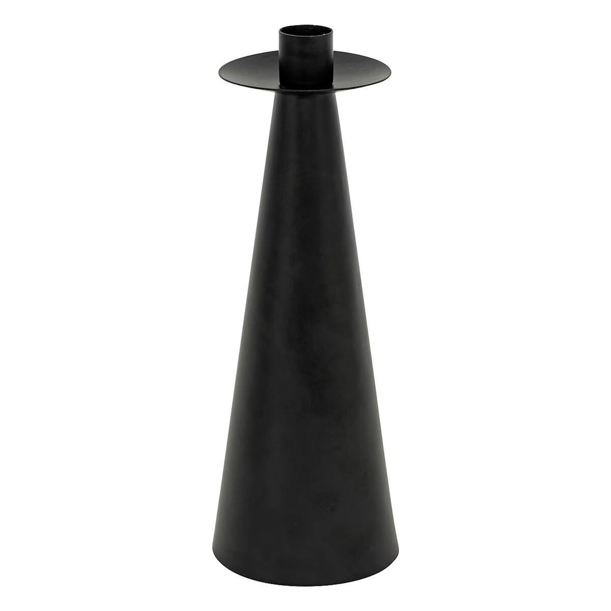 ATMOSPHERA Lot de 2 Bougeoirs en Métal  Automne  24cm Noir