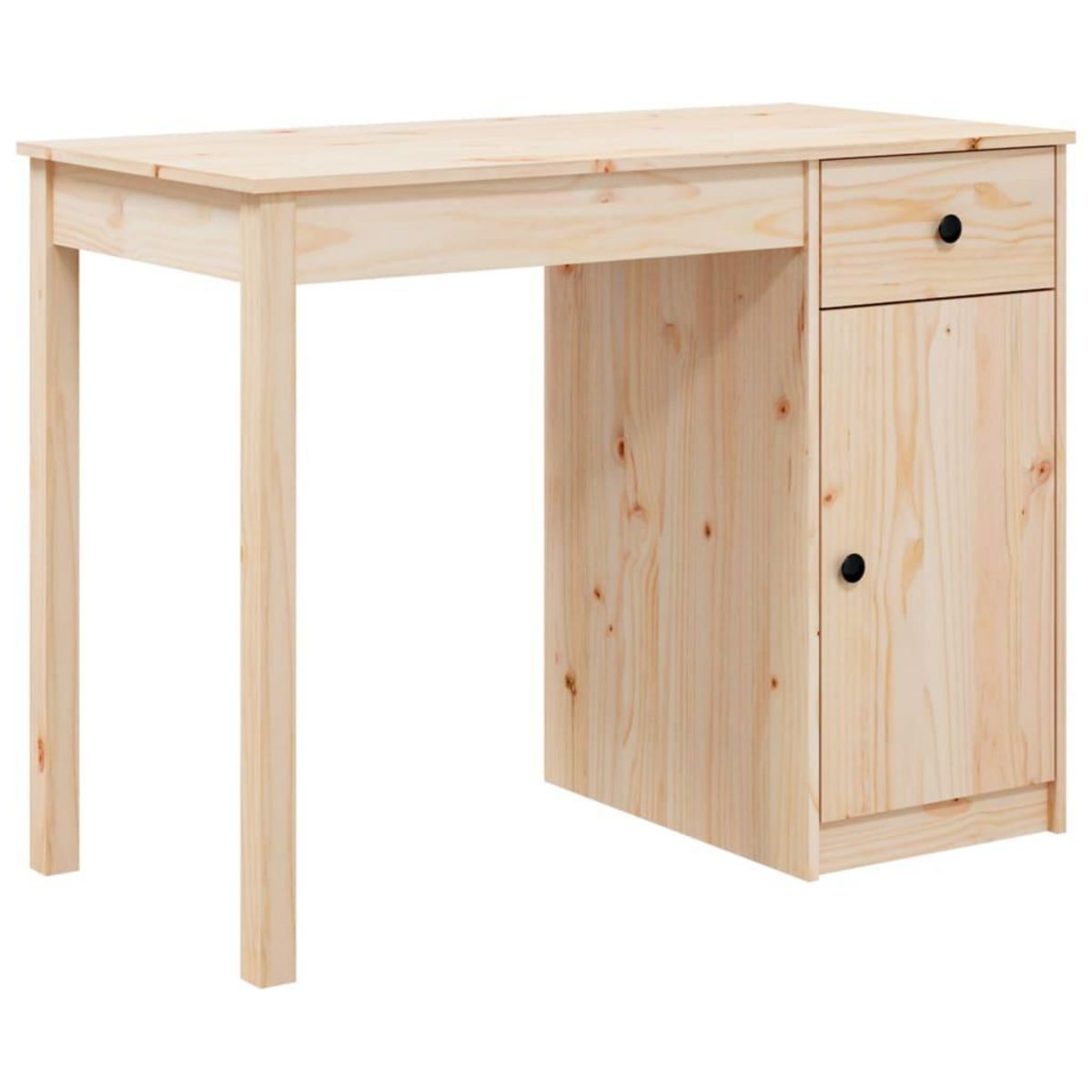 VIDAXL Bureau 100x50x75 cm Bois massif de pin