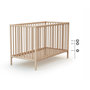 Voir la diapositive 6 : WEBABY Lit bébé en bois avec matelas