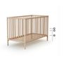 Voir la diapositive 6 : WEBABY Lit bébé en bois avec matelas
