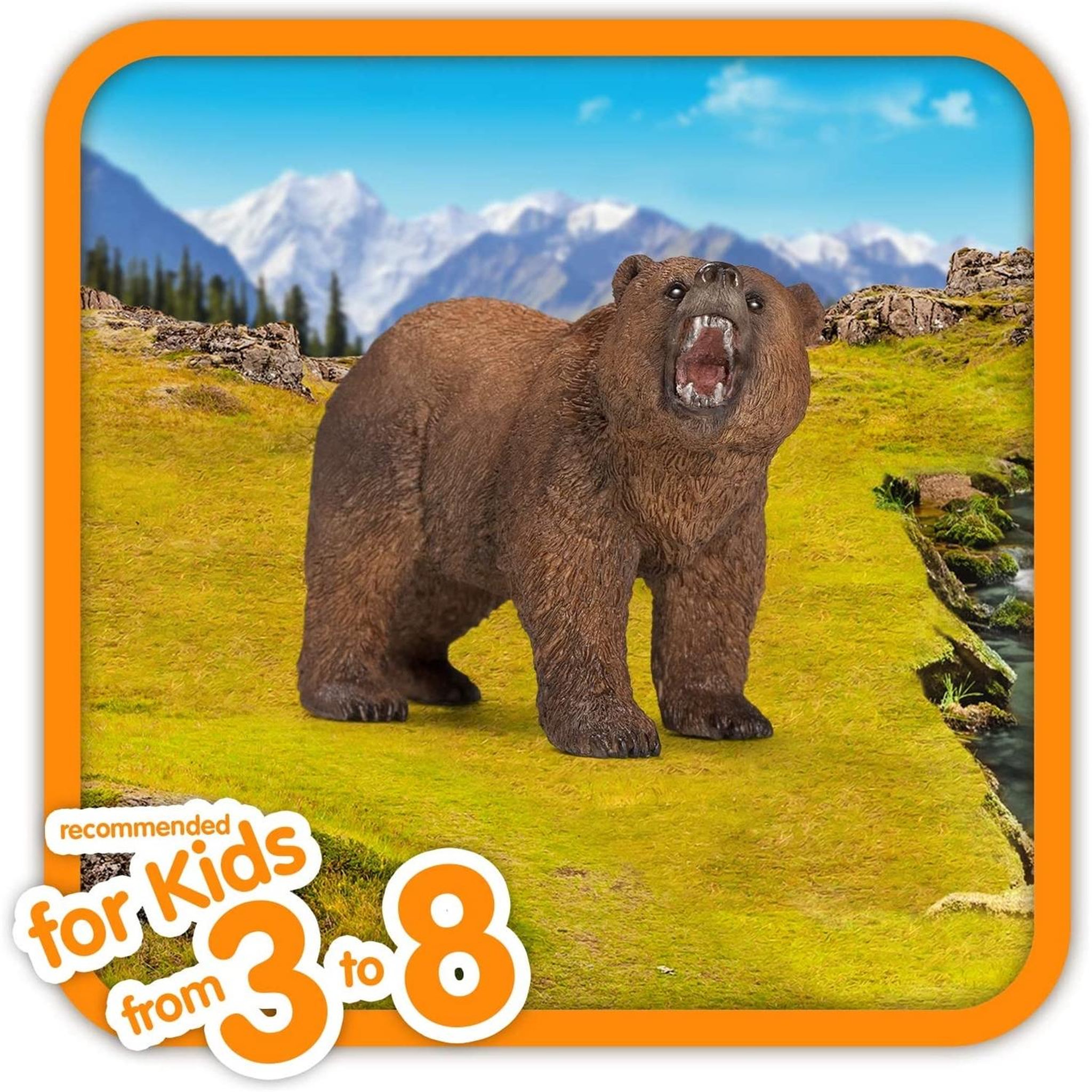 Voir la diapositive 2 : Schleich Wild Life Ours Grizzly