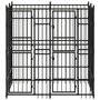 Voir la diapositive 2 : VIDAXL Chenil d'exterieur pour chiens Acier 3,69 m²