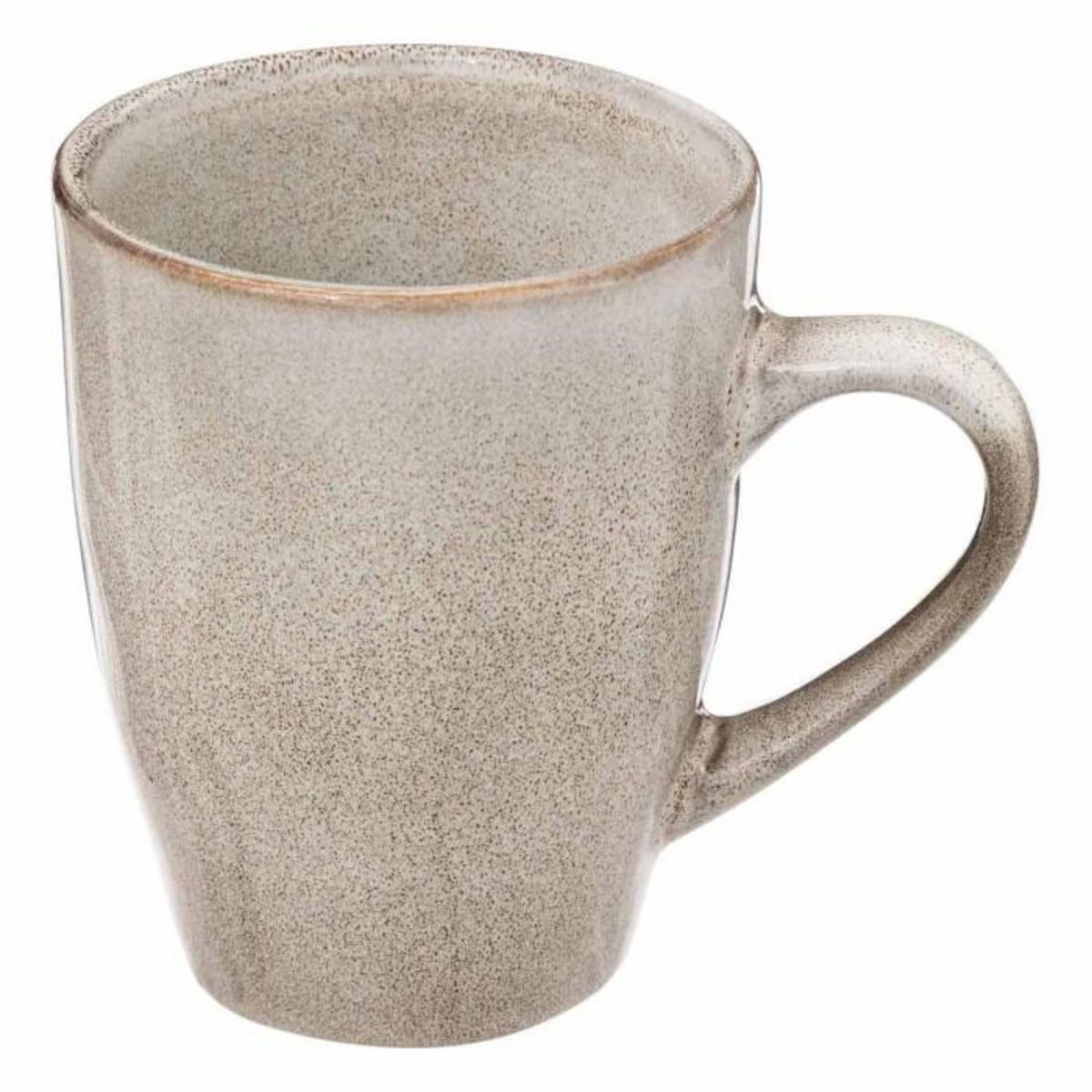 SECRET DE GOURMET Lot de 6 Mugs en Céramique  Callie  37cl Taupe