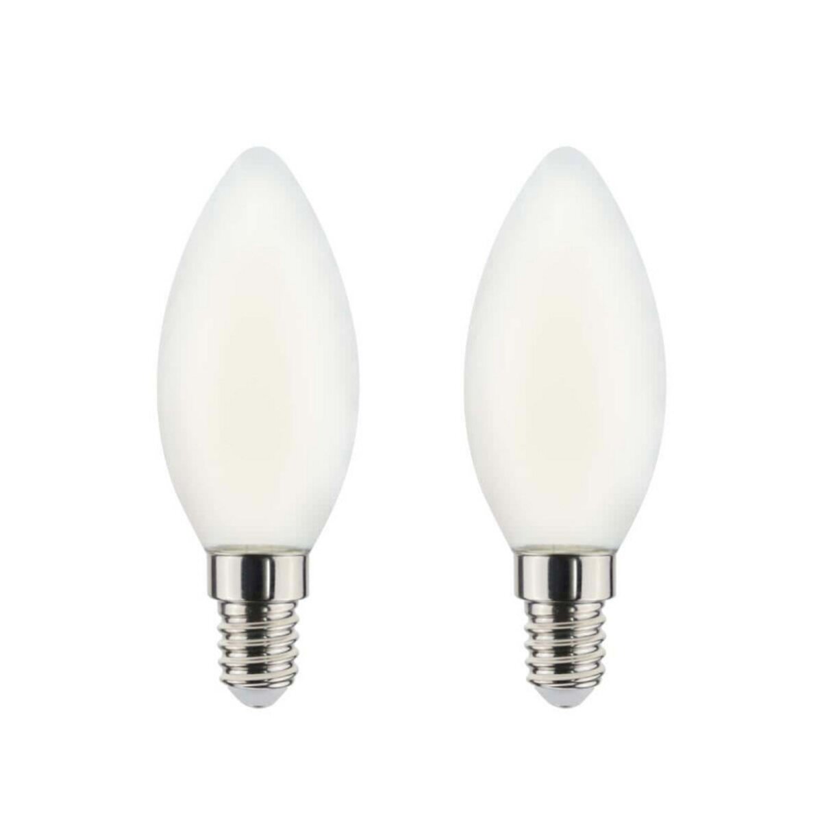  Ampoule LED Filament XXCELL Flamme Dépolie - E14 équivalent 40W x2