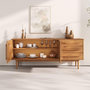 Voir la diapositive 4 : IDIMEX Buffet TECCA L 170 cm 2 portes 3 tiroirs en bois massif