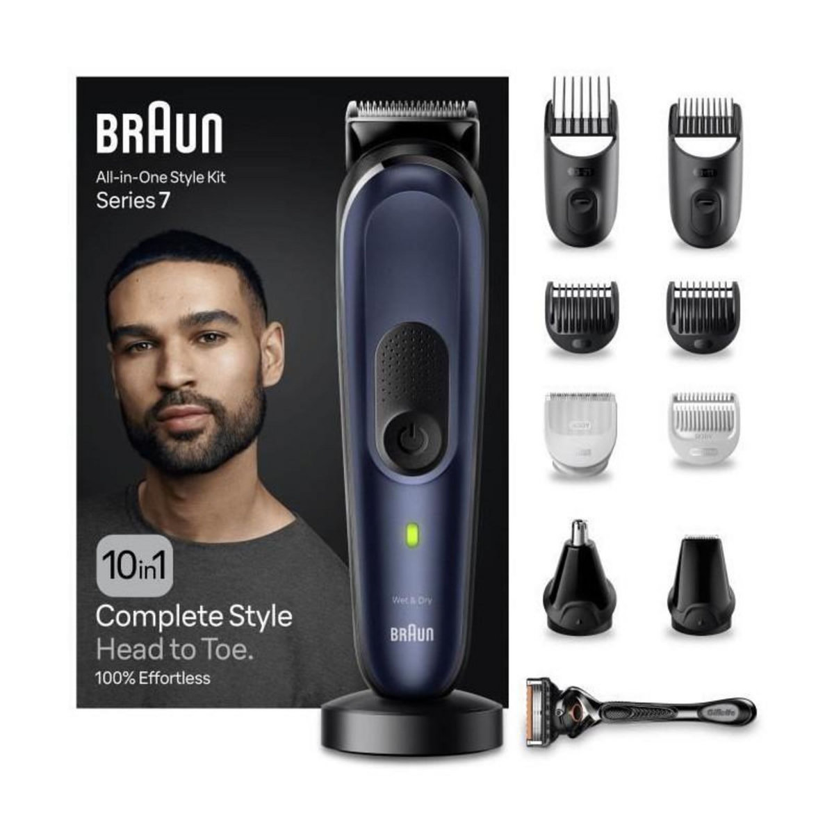 BRAUN Tondeuse Tout-En-Un BRAUN - Series 7 MGK7421