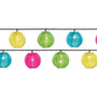 Voir la diapositive 1 : JARDIDECO Guirlande lanternes chinoises 20 LEDs Multicolore - Jardideco