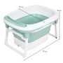 Voir la diapositive 3 : BANINNI Baignoire Bébé Évolutive Et Pliable + Coussin Bagno