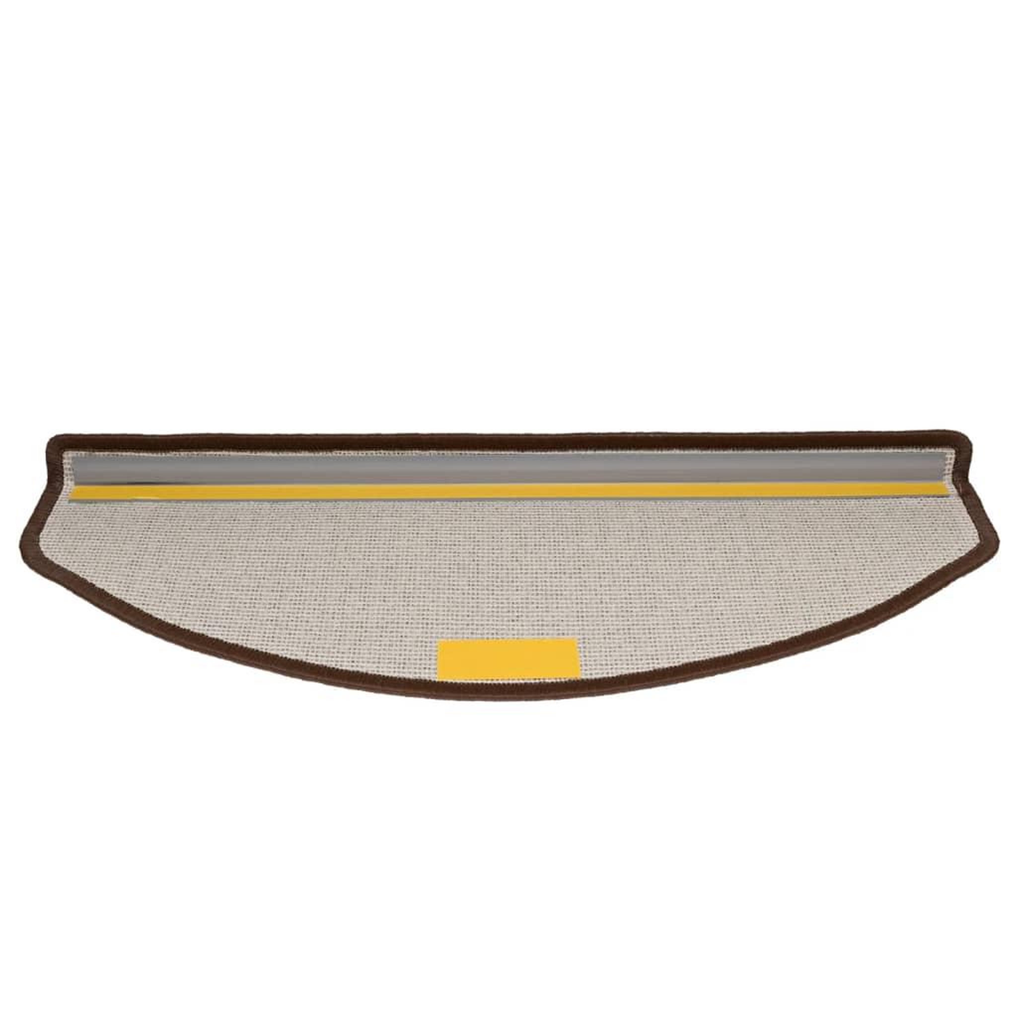 Voir la diapositive 5 : VIDAXL Tapis d'escalier 15 pcs Marron cafe 65 x 24 x 4 cm