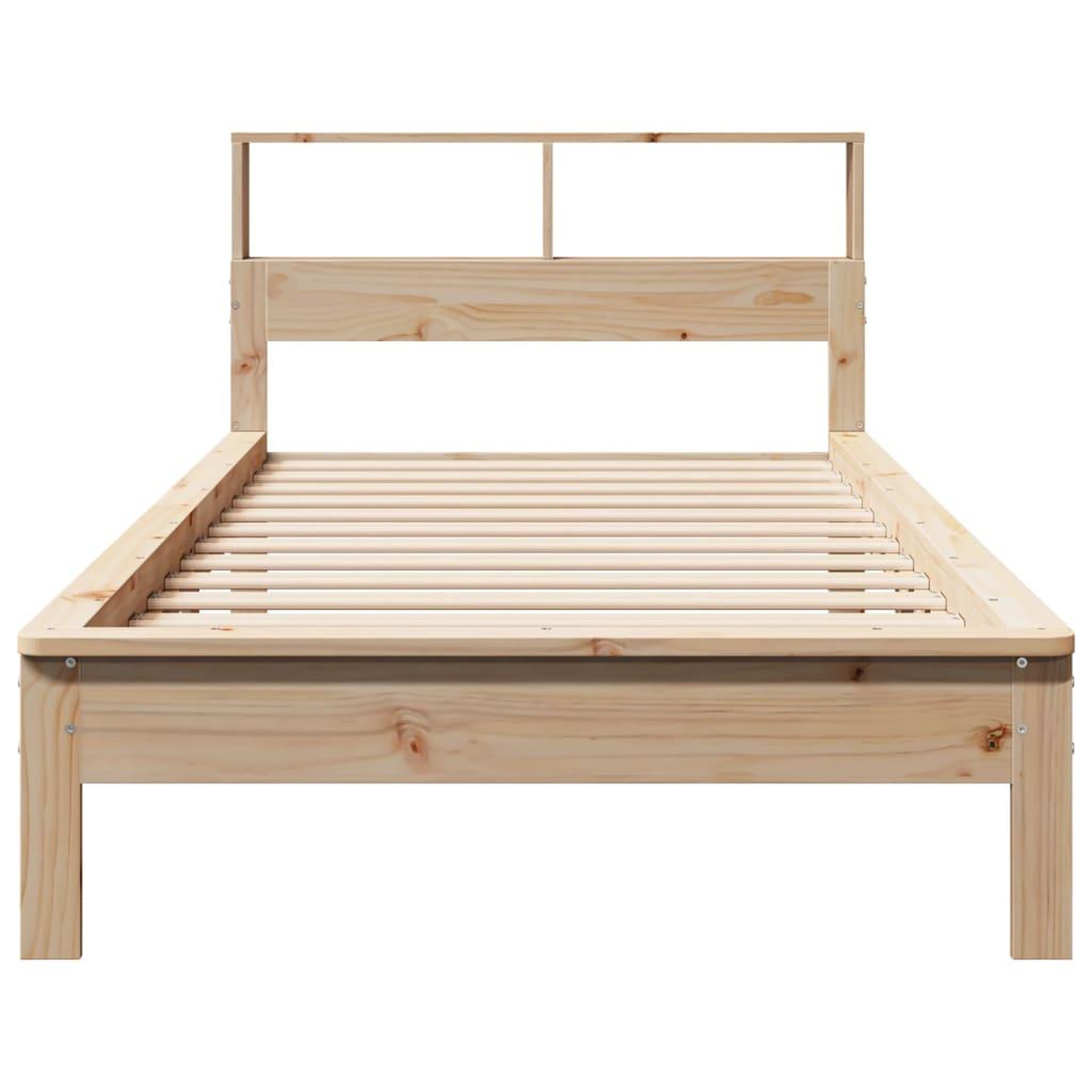 Voir la diapositive 4 : VIDAXL Lit bibliotheque sans matelas 90x190 cm bois de pin massif