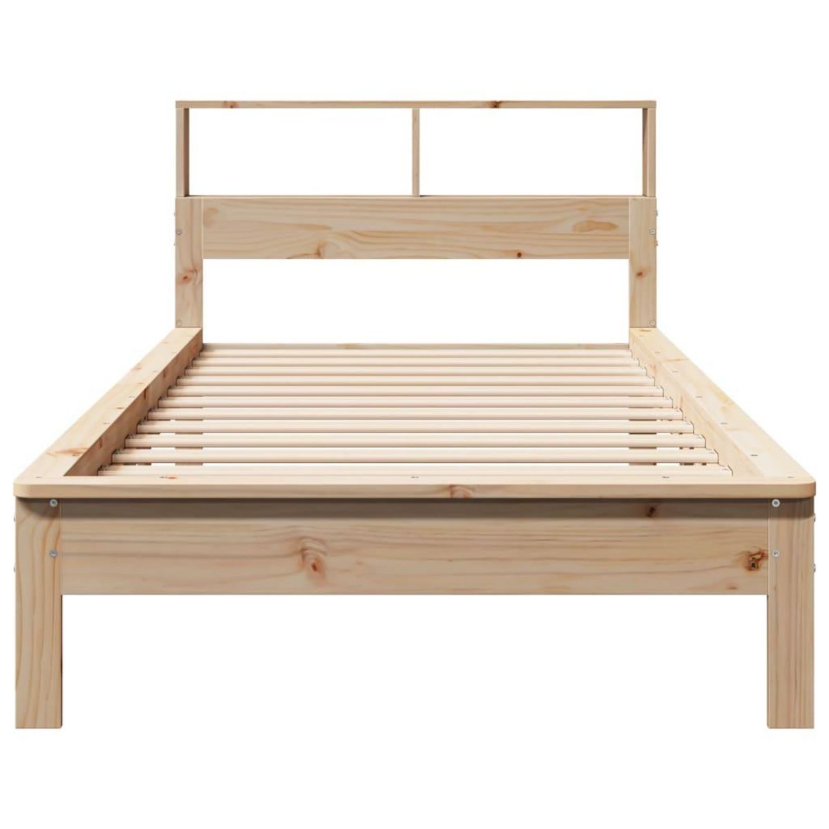 VIDAXL Lit bibliotheque sans matelas 90x190 cm bois de pin massif