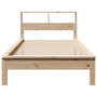 Voir la diapositive 4 : VIDAXL Lit bibliotheque sans matelas 90x190 cm bois de pin massif