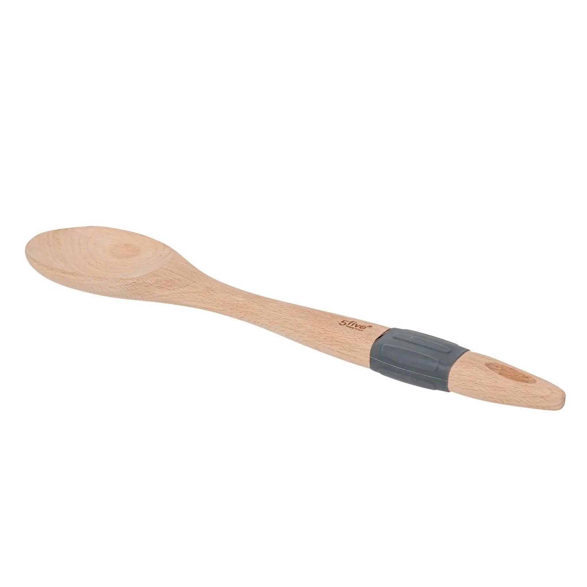 Voir la diapositive 2 : FIVE Lot de 2 ustensiles de cuisine  bois  32cm naturel