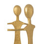 Voir la diapositive 4 : Paris Prix Statue Figurine en Métal  3 Men  150cm Doré