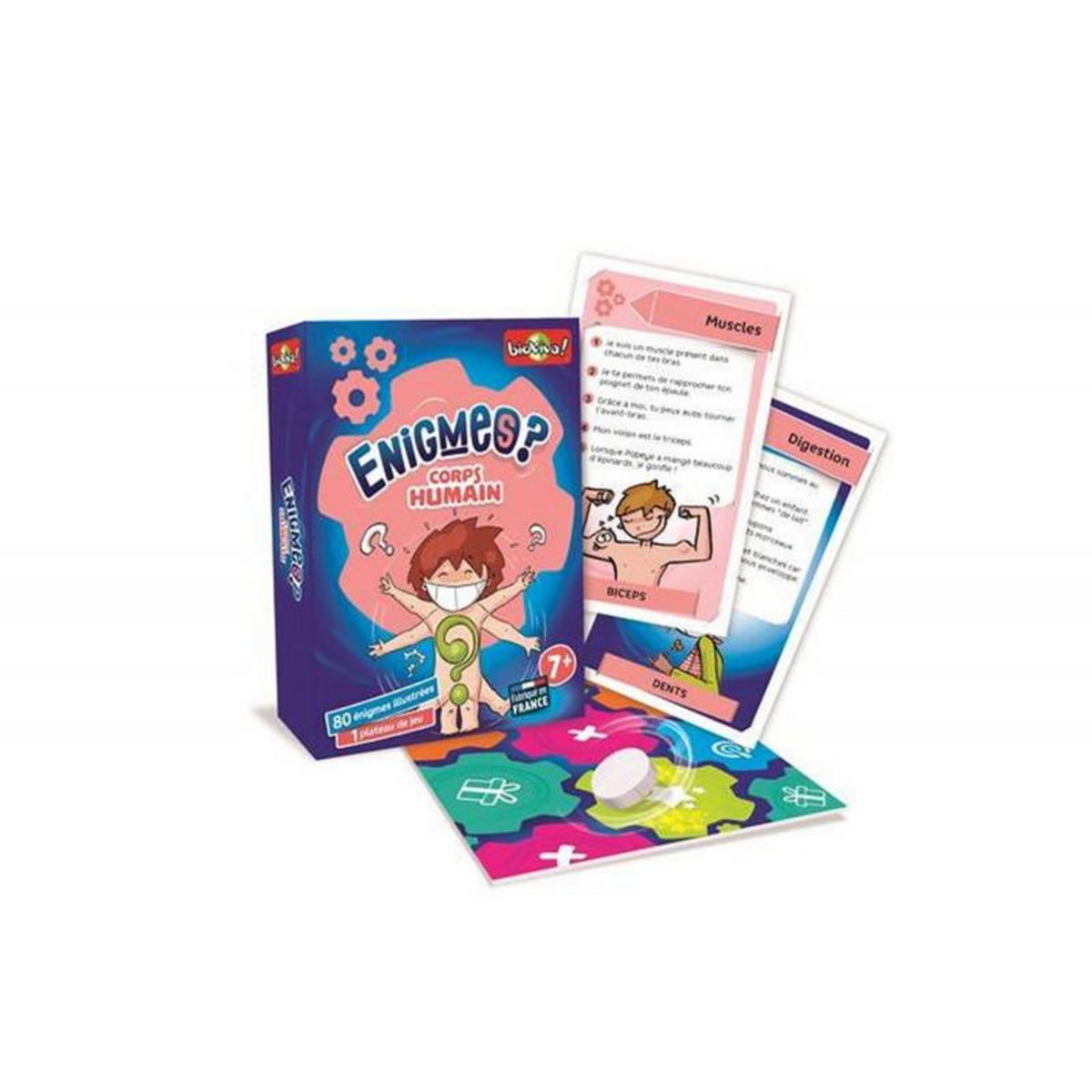 Bioviva Jeu de société Bioviva Les Enigmes Le corps humain