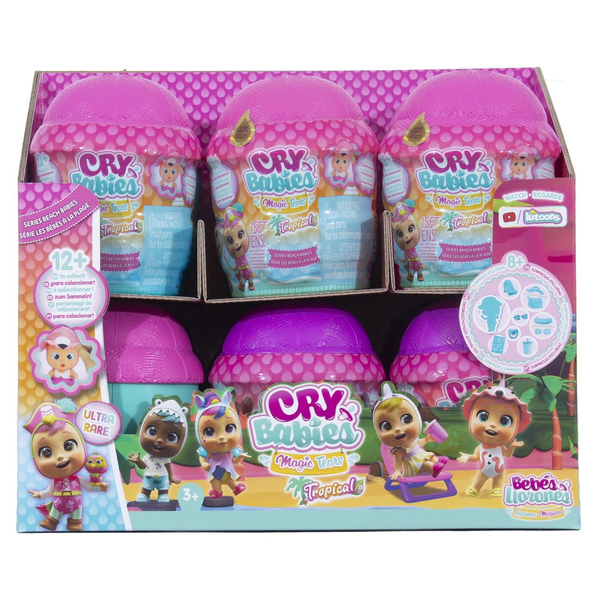 Voir la diapositive 1 : IMC TOYS Cry babies Magic Tears Tropical Beach Babies