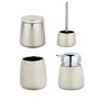 TOILINUX Set accessoires de salle de bain design Glimma - Doré champagne