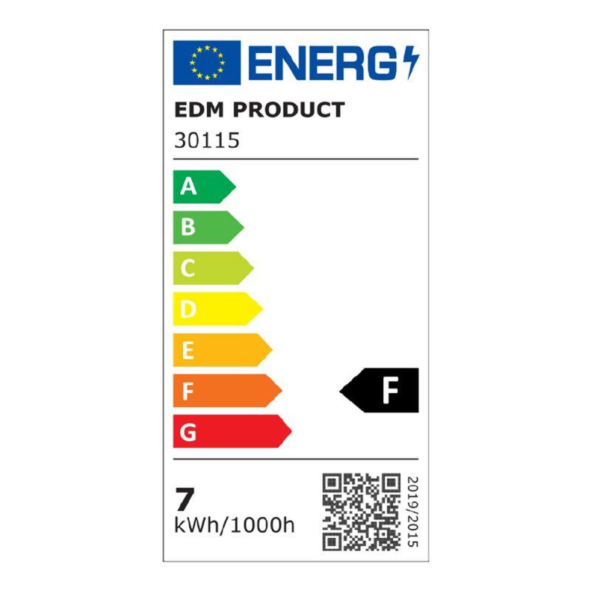 Voir la diapositive 2 : EDM Lampe de bureau EDM - 400 Lumens - 7W - Gris métallisé
