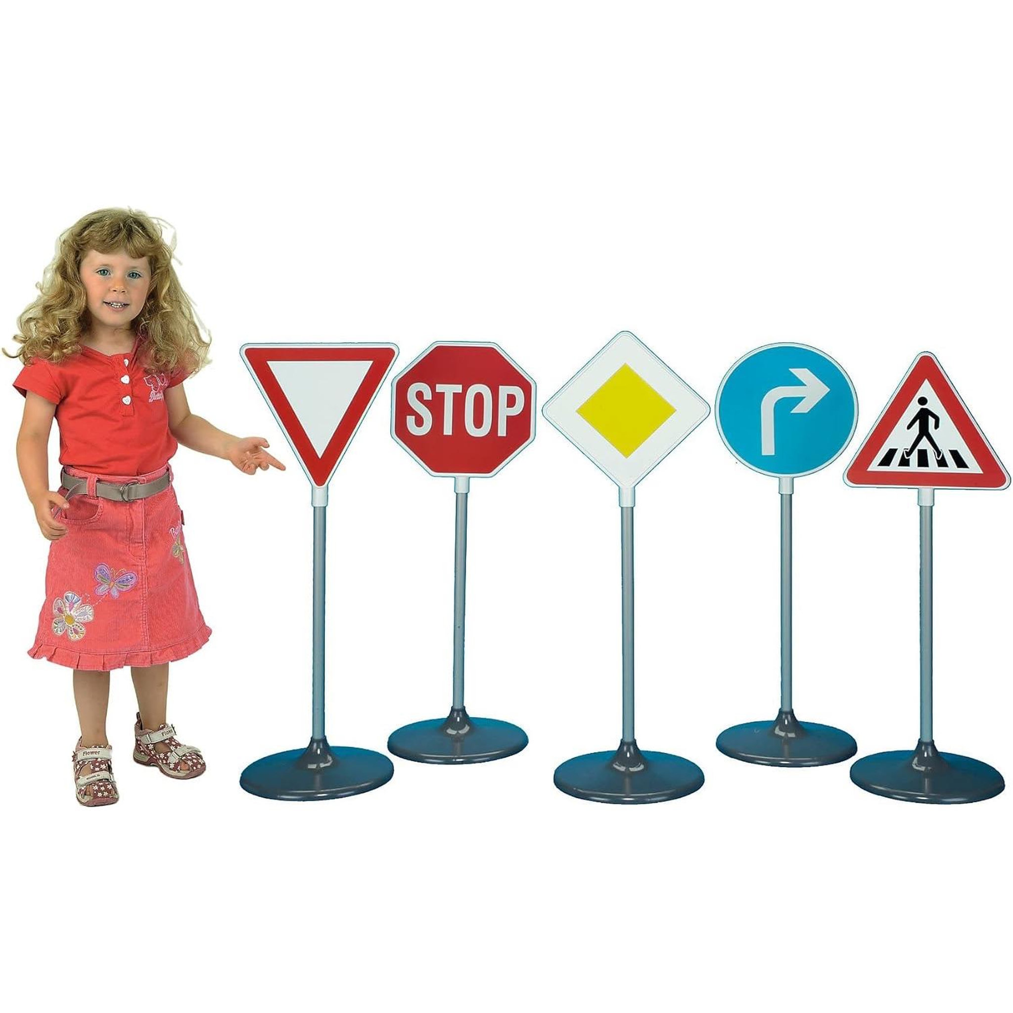 THEO KLEIN Set de 5 Panneaux de signalisation
