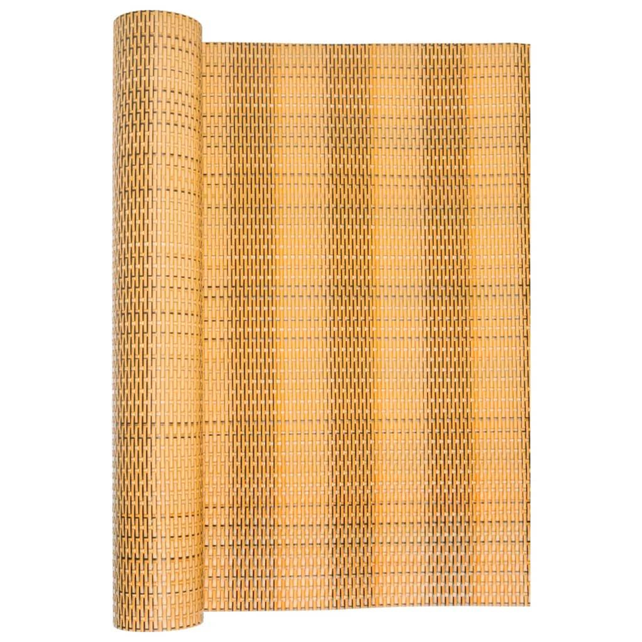 Voir la diapositive 3 : VIDAXL Paravent de balcon marron clair 600x100 cm resine tressee