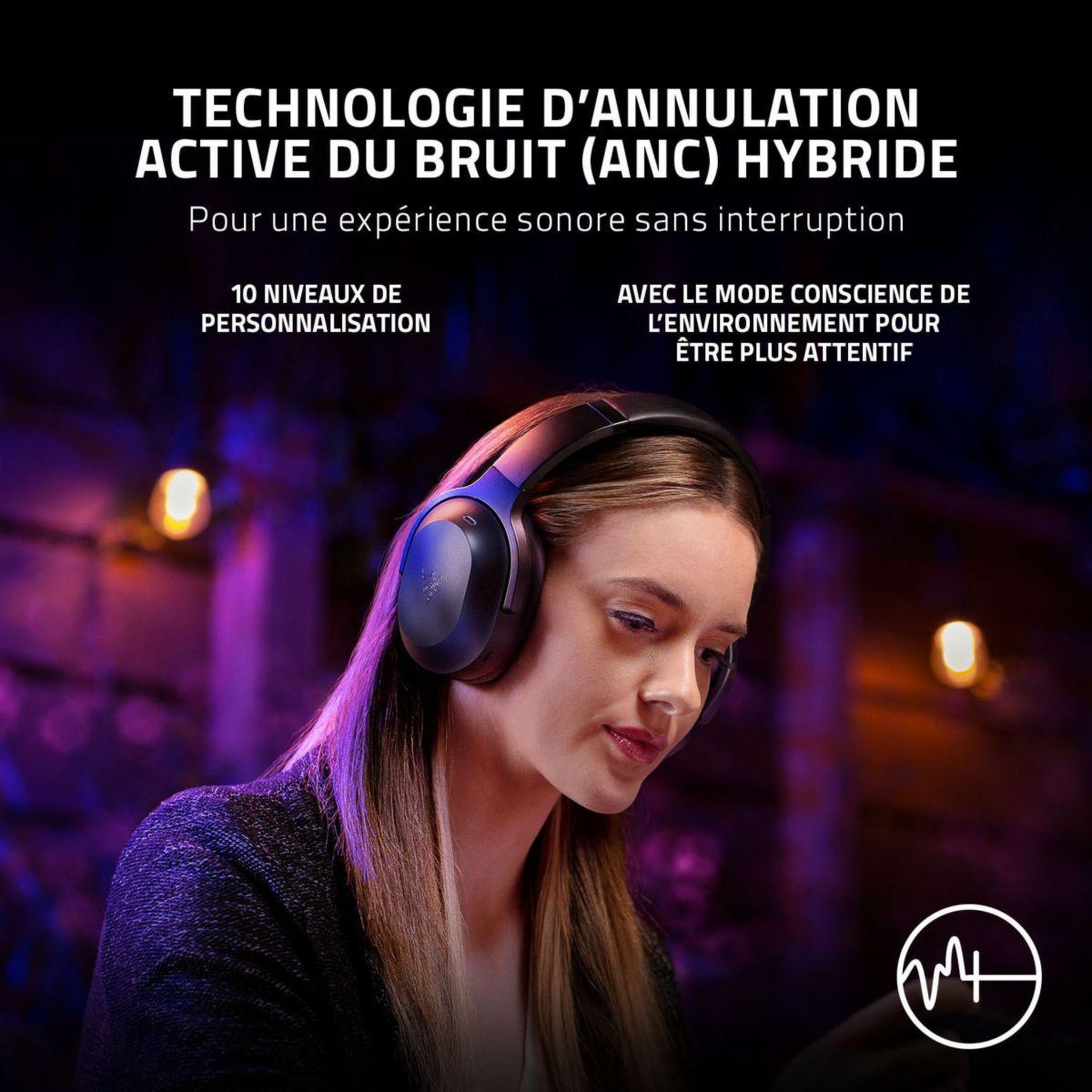 Voir la diapositive 4 : Razer Casque gamer Barracuda Pro