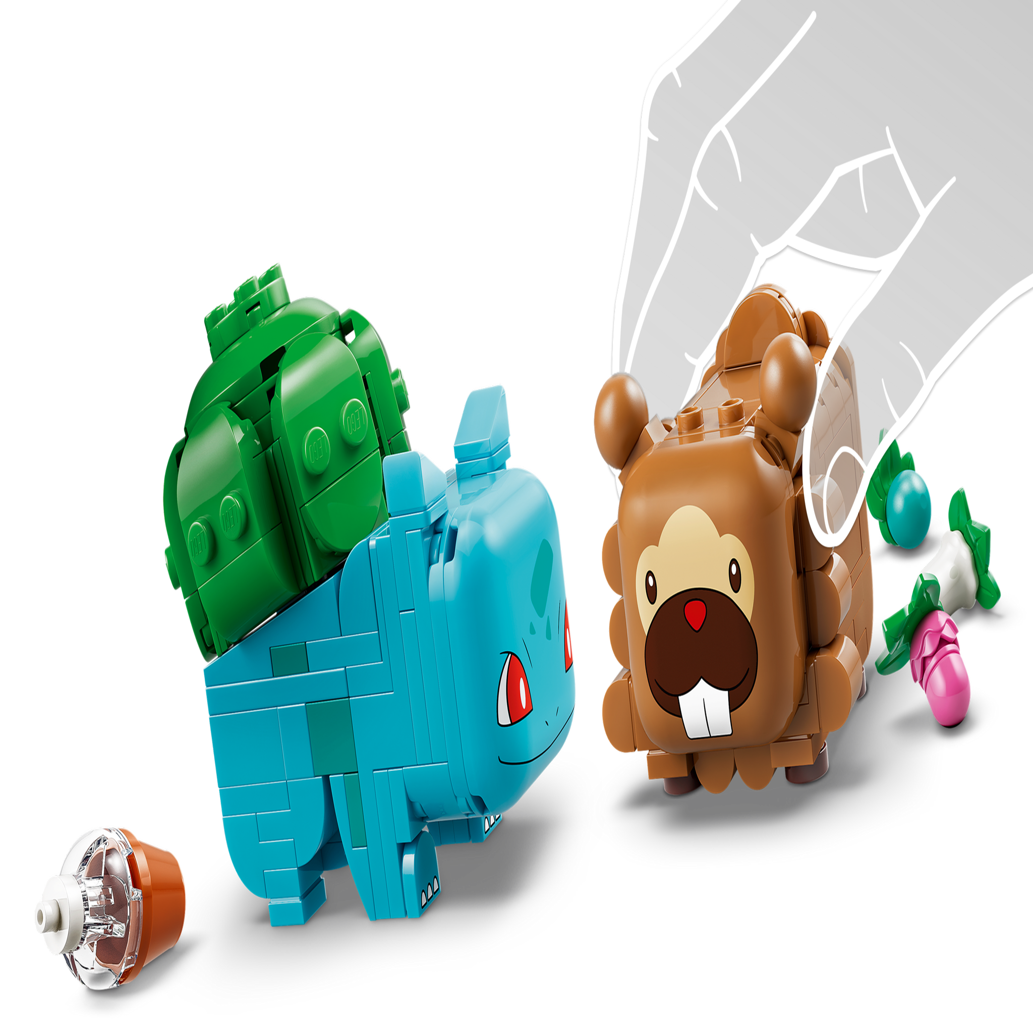 Voir la diapositive 5 : LEGO Lego pokémon 72155 bulbizarre et keunotor délice de baies 240 pièces dès 7 ans