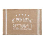 Paris Prix Set de Table en Jute  Diner  30x45cm Blanc