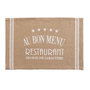 Voir la diapositive 1 : Paris Prix Set de Table en Jute  Diner  30x45cm Blanc