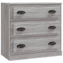 Voir la diapositive 2 : VIDAXL Buffet sonoma gris 70x35,5x67,5 cm bois d'ingenierie