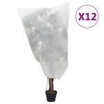 VIDAXL Housses de protection pour plantes avec cordon de serrage 12pcs