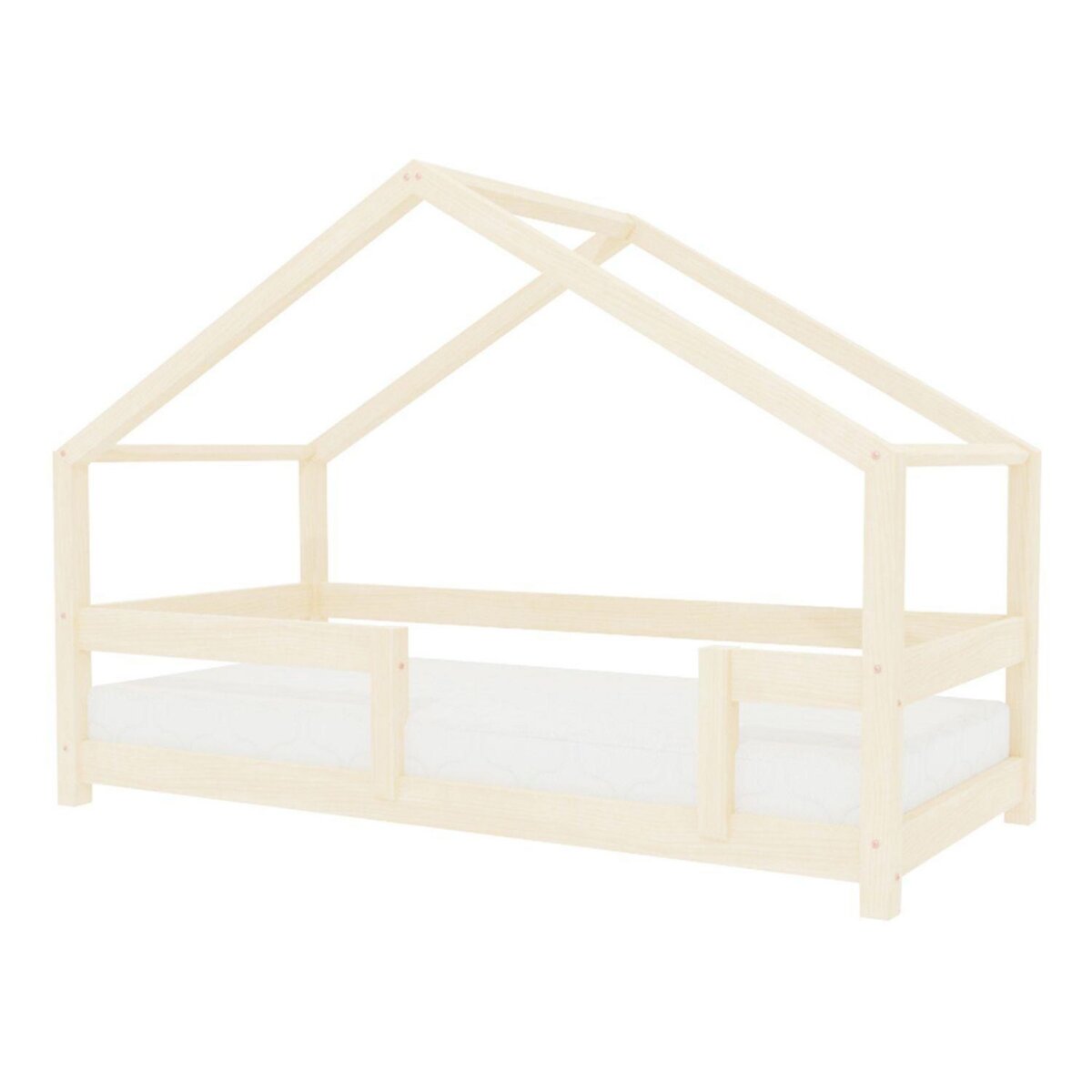 Lit cabane enfant BUNKY 80 x 160 beige