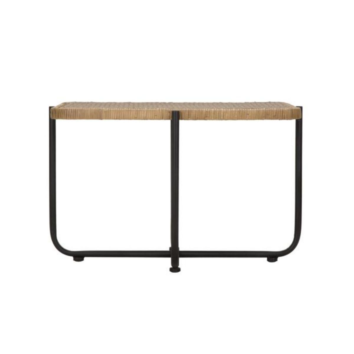 Paris Prix Table Basse en Rotin  Cebu  75cm Naturel & Noir