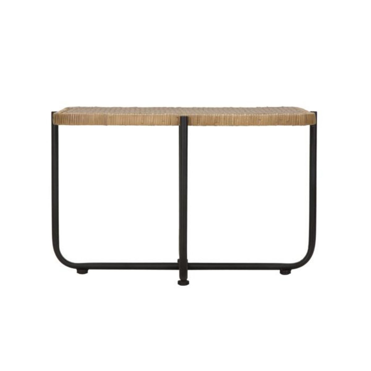 Paris Prix Table Basse en Rotin  Cebu  75cm Naturel & Noir