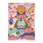 RAVENSBURGER Puzzle 1000 pièces - Hippie Style / Cha Cha Pop - Collection Artiste - Dès 14 ans - Nathan