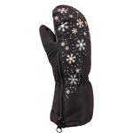 CAIRN Moufles de Ski Noir à Motifs Fille Cairn Colomby. Coloris disponibles : Noir