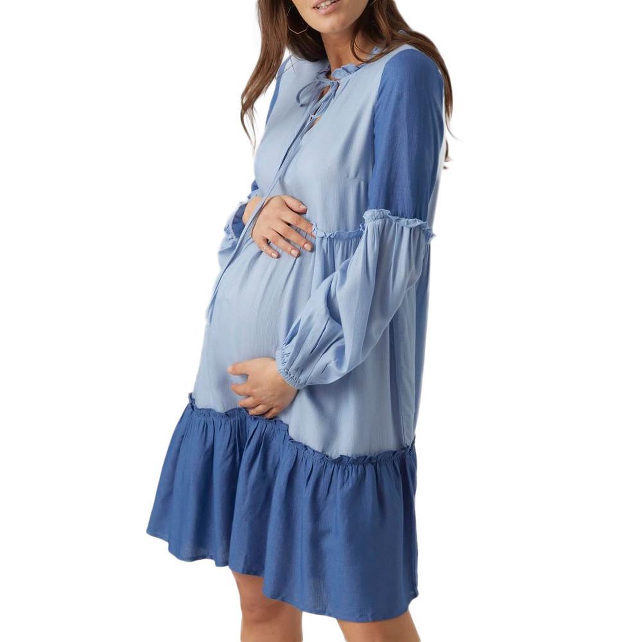 MAMALICIOUS Robe  Femme mamalicious Mlzigga. Coloris disponibles : Bleu