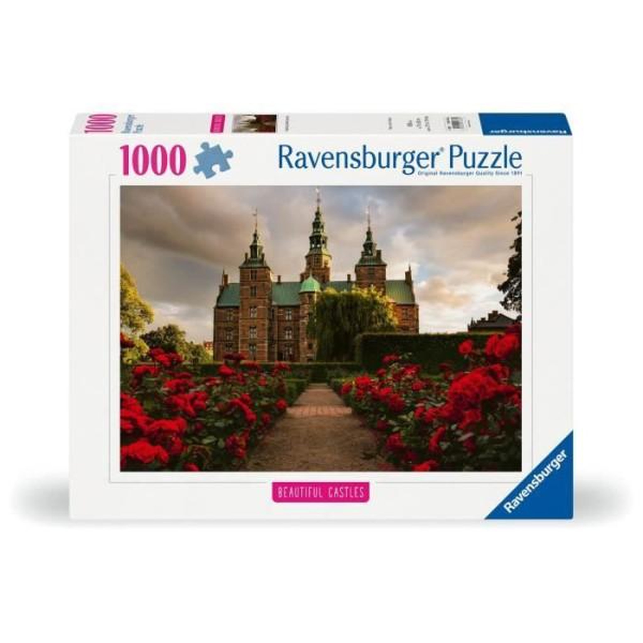 Voir la diapositive 3 : RAVENSBURGER Puzzle 1000 pieces château de rosenborg, danemark, collection highlight, des 14 ans, château, 12001336, ravensburger