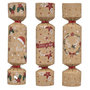 Voir la diapositive 2 : ATMOSPHERA Lot de 6 Crackers de Noël Déco  Kraft  21cm Naturel