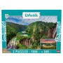 Voir la diapositive 1 : GOLIATH Puzzles 1000 et 500 pièces Collection Ushuaia Chûtes de Plitvice (Croatie) et Lac Skadar (Monténégro)