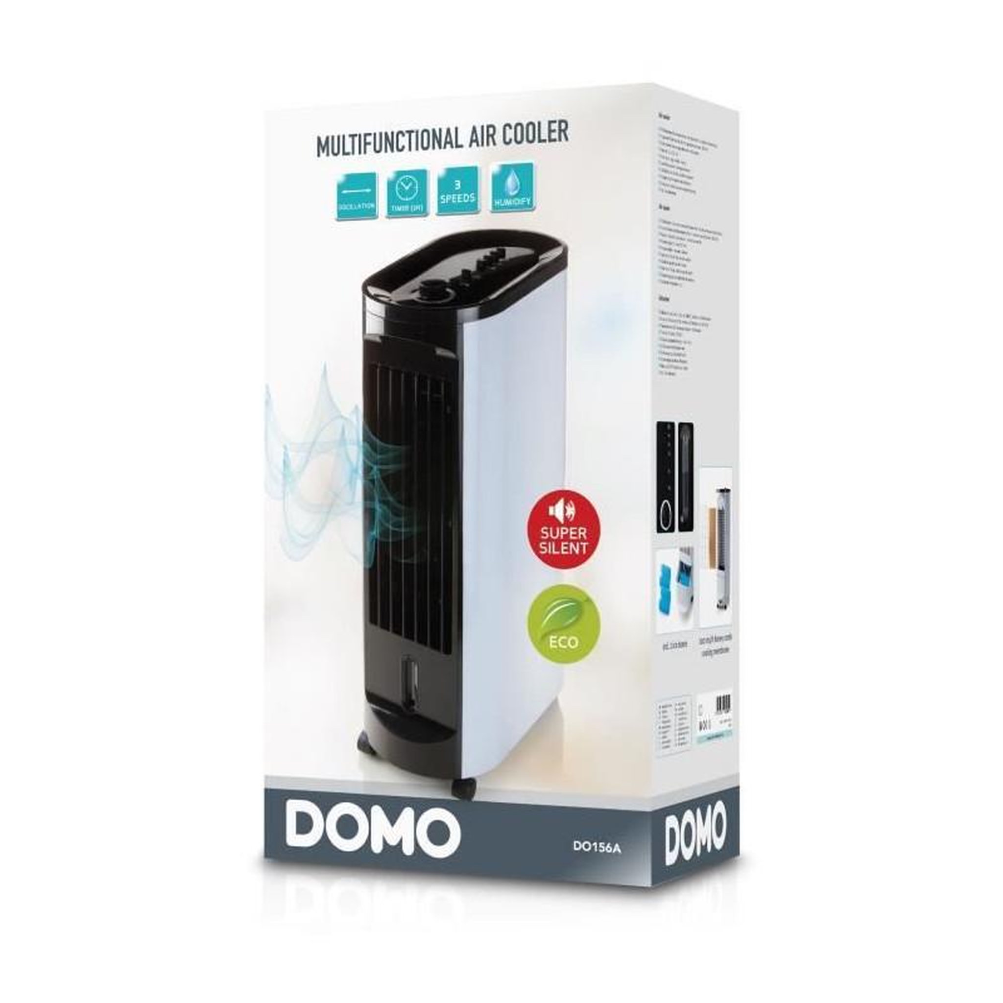 Voir la diapositive 2 : Domo Air cooler - DOMO - DO156A - 70 W