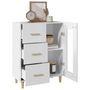Voir la diapositive 5 : VIDAXL Buffet blanc 69,5x34x90 cm bois d'ingenierie