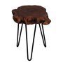 Voir la diapositive 1 : Paris Prix Table d'Appoint en Bois  Woody 310  40cm Naturel