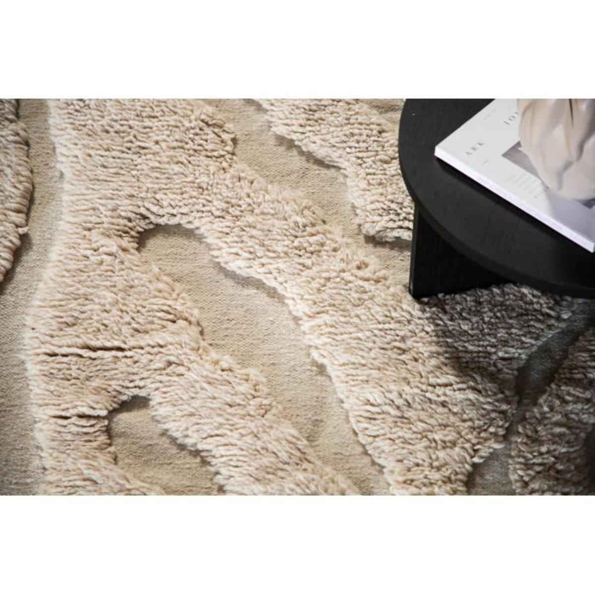 Paris Prix Tapis Déco en Laine  Trondheim x Josefin  172x240cm Beige