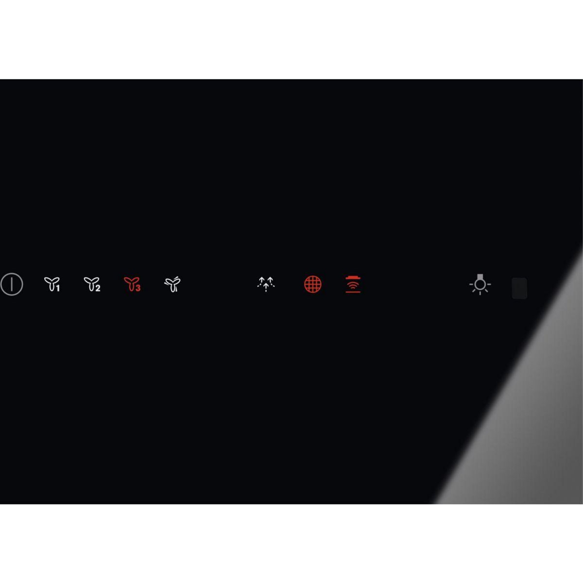 ELECTROLUX Hotte décorative murale 90cm 68db noir - LFV619K