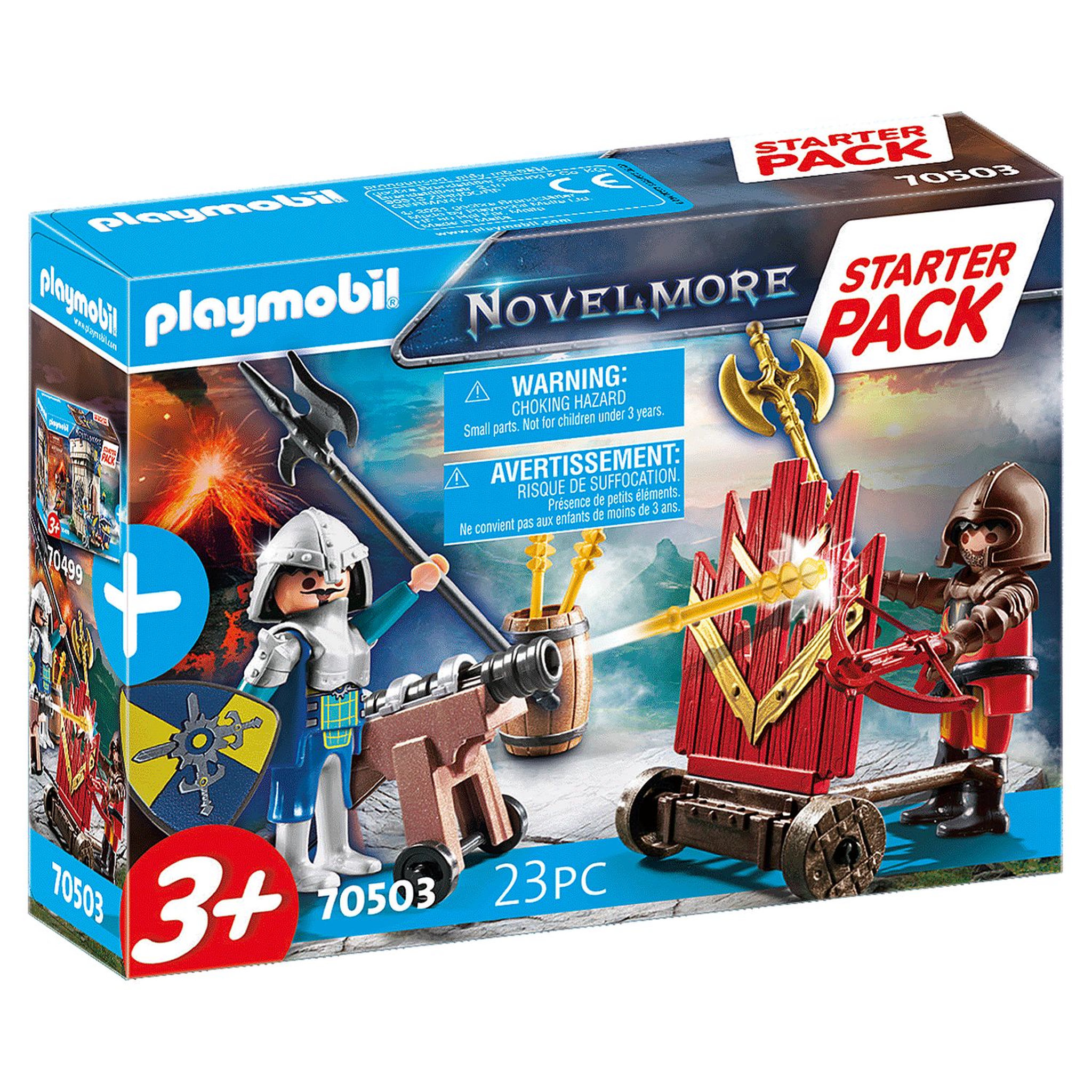 Voir la diapositive 1 : PLAYMOBIL 70503 - Novelmore - Starter Pack Chevaliers Novelmore