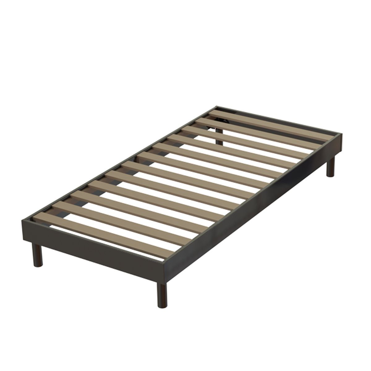 Ensemble Matelas accueil mémoire de forme+ Sommier en Kit 90 x 200 cm AZUR