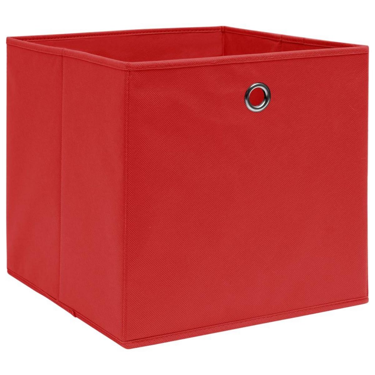 VIDAXL Boîtes de rangement 4 pcs Tissu intisse 28x28x28 cm Rouge