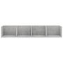 Voir la diapositive 4 : VIDAXL Etagere murale a CD Gris beton 100x18x18 cm Bois d'ingenierie