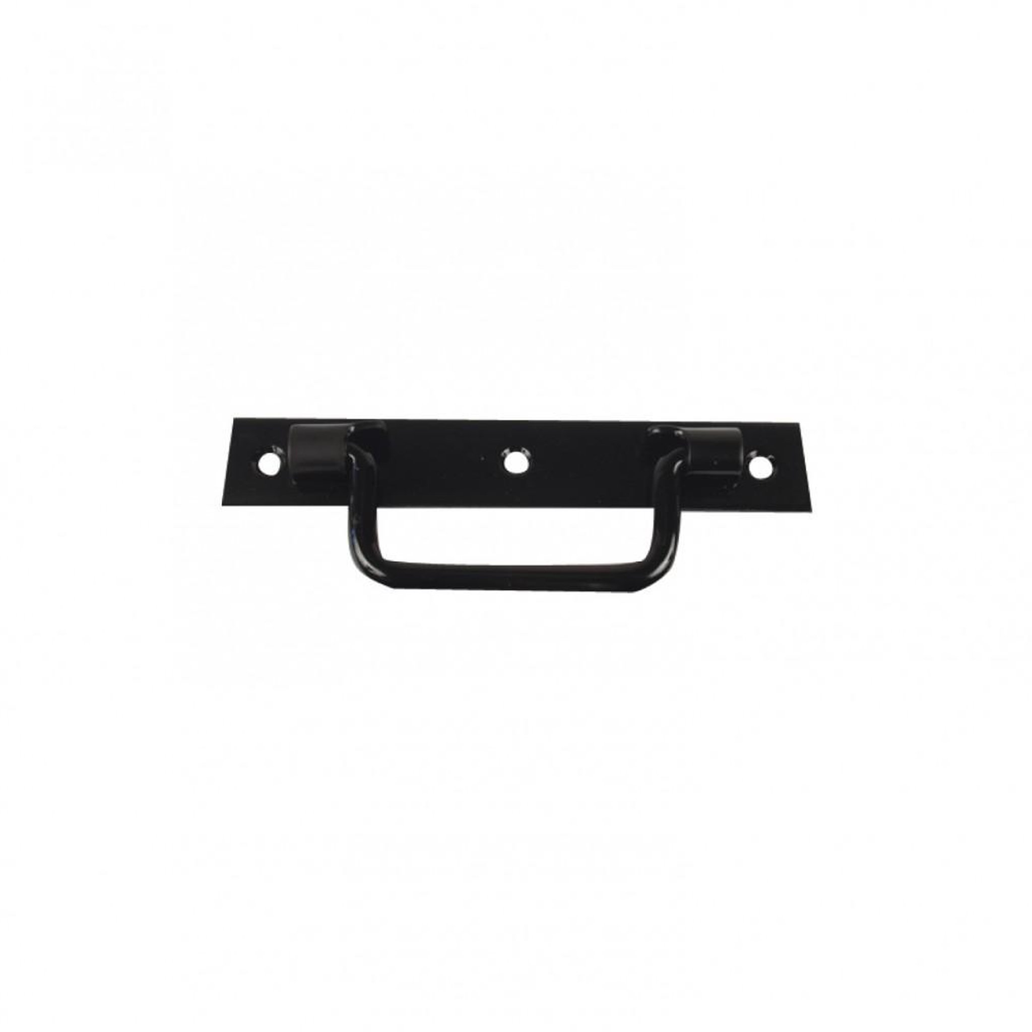 CENTRALE BRICO Poignée sur platine acier prépeint, H.50 x L.140 x P.15 mm