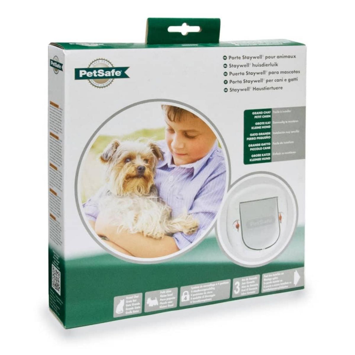 PETSAFE PetSafe Volet a 4 voies pour animaux de compagnie 280 Blanc